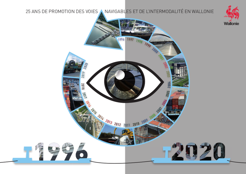 25 ans de promotion des voies navigables et de l'intermodalité en Wallonie [2021] (numérique)