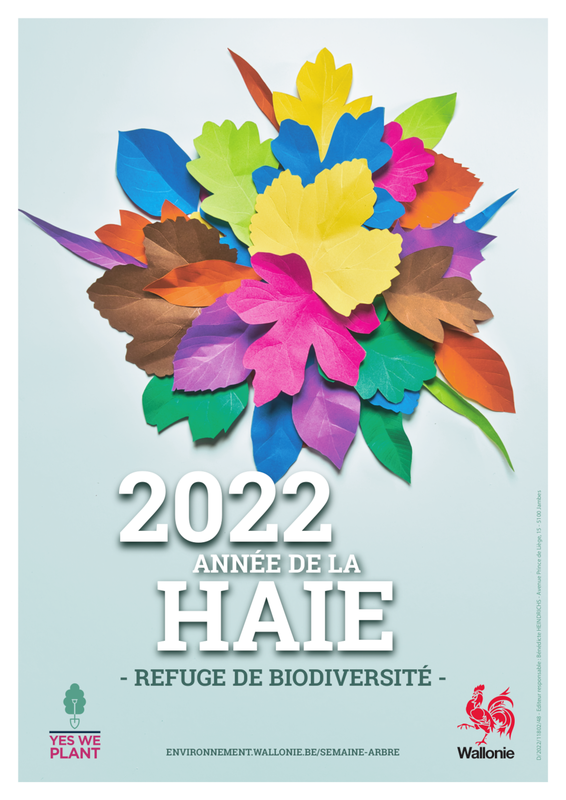 Affiche / Poster. Année de la Haie, refuge de biodiversité [2022] (numérique)