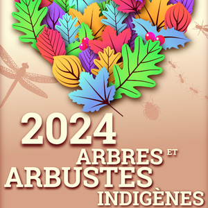 Affiche / Poster. Année des Arbres et arbustes indigènes [2024] (numérique)