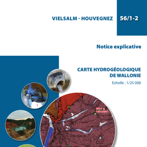 Affiche / Poster. Carte hydrogéologique de Wallonie : 56/1-2 Vielsalm – Houvegnez (numérique)