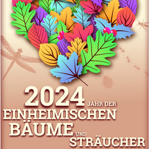 Affiche / Poster. Jahr der einheimischen Bäume und Sträucher [2024] (numérique)