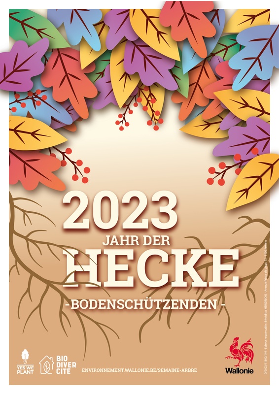 Affiche / Poster. Jahr der Hecke - Bodenschützenden [2023] (papier)