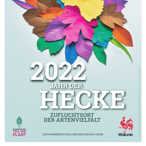 Affiche / Poster. Jahr der Hecke. Zufluchtsortder artenvielfal [2022] (numérique)