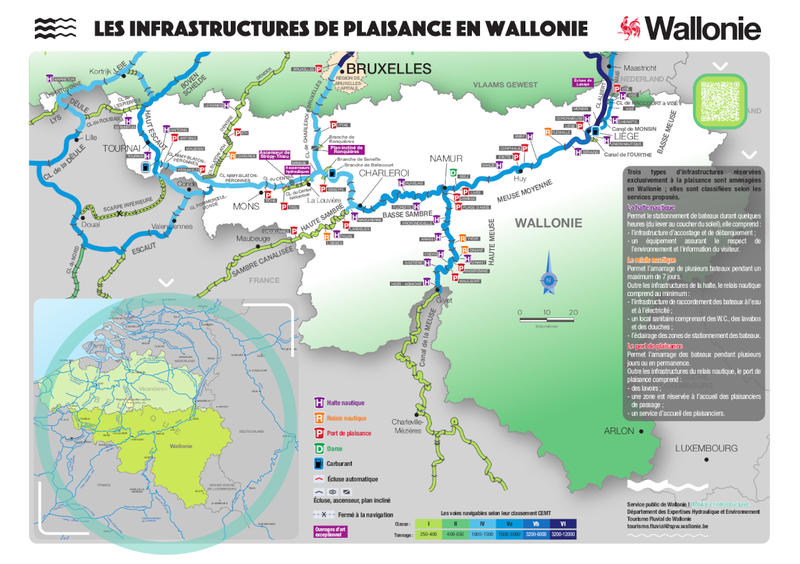 Affiche / Poster. La plaisance en Wallonie [2024] (numérique)