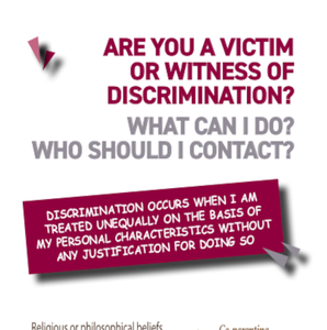 Are you a victim or witness of discrimination? [2024] (papier)