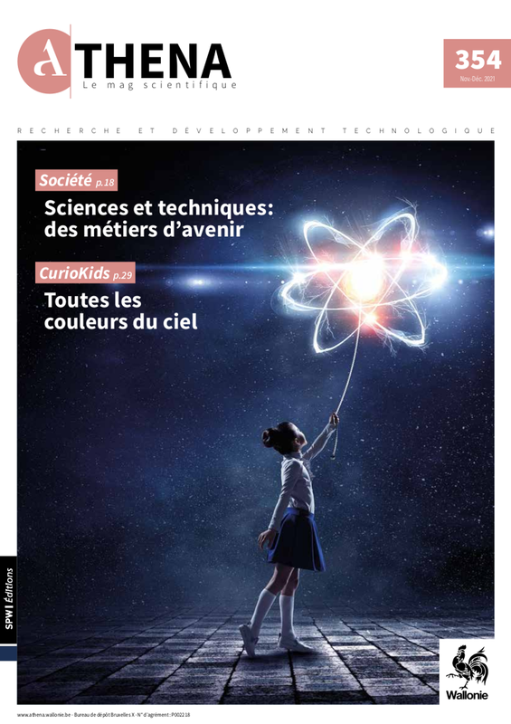 Athena. Le Mag scientifique № 354 (Nov.-Déc. 2021). Sciences et techniques : des métiers d’avenir | Toutes les couleurs du ciel (numérique)