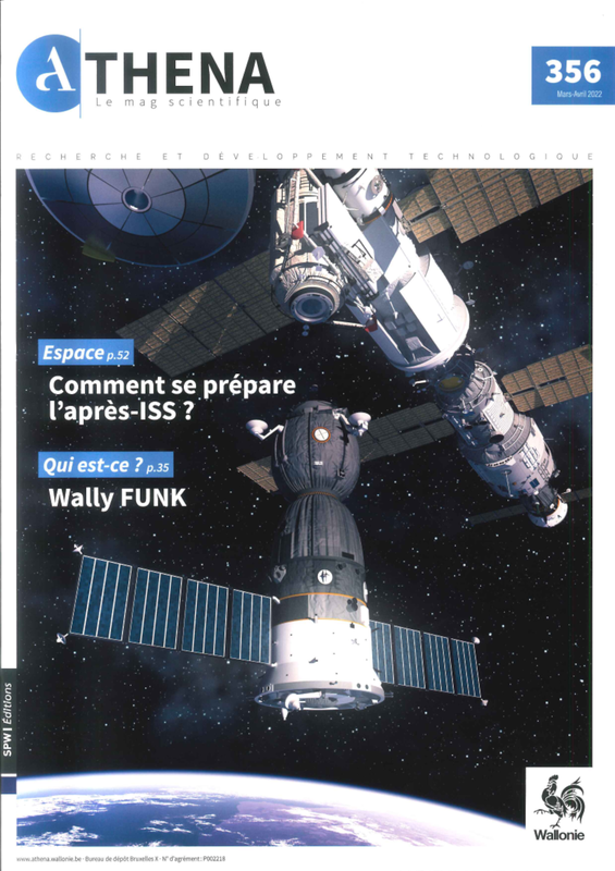 Athena. Le Mag scientifique № 356 (Mars-Avril 2022). Comment se prépare l'après-Iss ? | Wally FUNK (numérique)