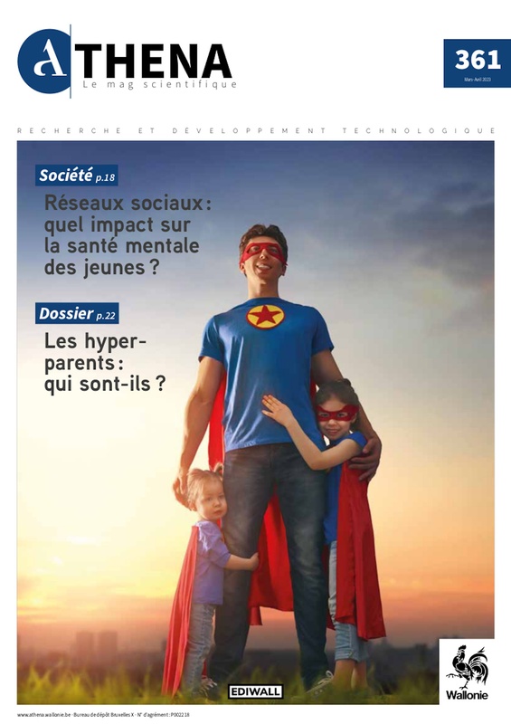 Athena. Le Mag scientifique № 361 (Mars - Avril 2023) Réseaux sociaux : quel impact sur la santé mentale des jeunes ? | Les hyper-parents : qui sont-ils ? (papier)