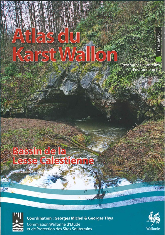 Atlas du Karst Wallon N°05. Bassin de la Lesse calestienne (papier)