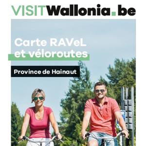Carte RAVeL et véloroutes. Province de Hainaut / Kaart RAVeL-en fietsroutes. Provincie Henegouwen [2021] (papier)*