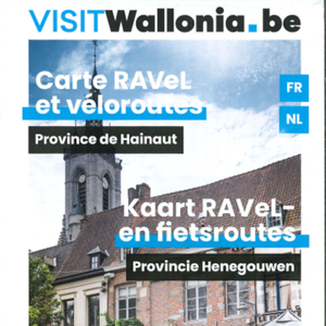 Carte RAVeL et véloroutes. Province de Hainaut / Kaart RAVeL-en fietsroutes. Provincie Henegouwen [2024] (papier)*