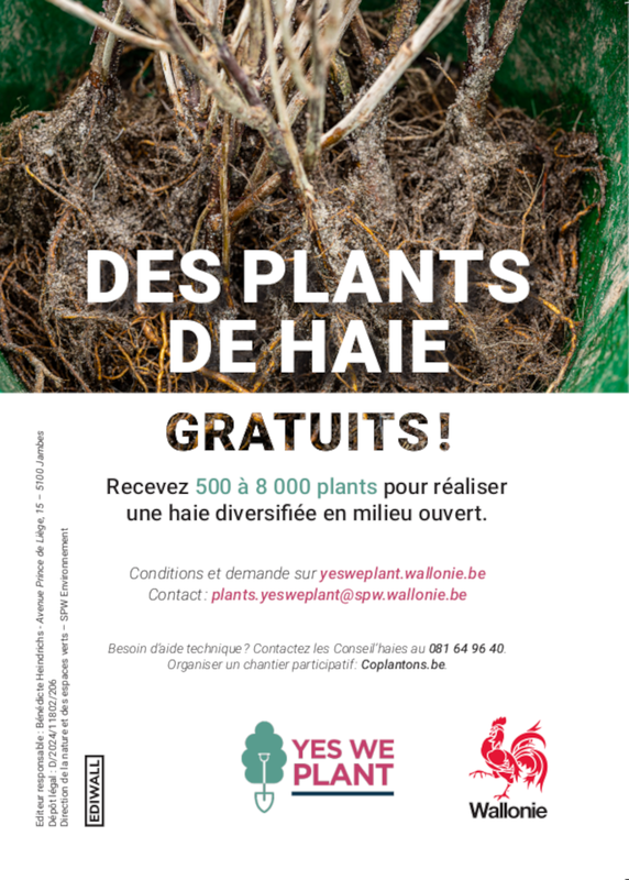 Des plants de haie gratuits ! [2024] (numérique)