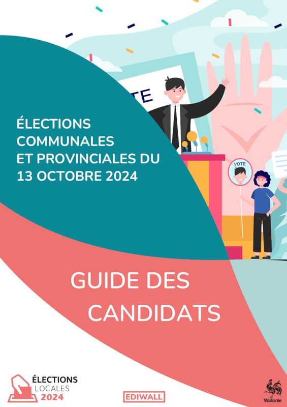 Élections communales et provinciales du 13 octobre 2024. Guide des candidats [2024] (papier)