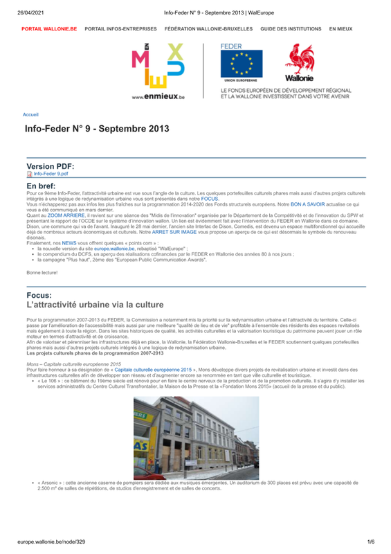 Info-Feder № 09 (Septembre 2013) (numérique)