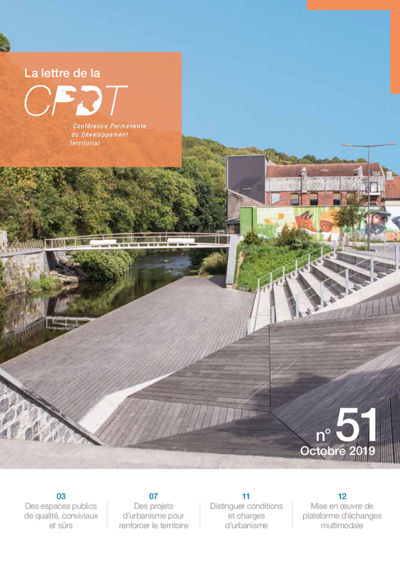 La lettre de la CPDT № 51 (Octobre 2019). Des espaces publics de qualité, conviviaux et sûrs (numérique)