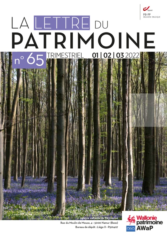 La Lettre du Patrimoine № 65 (Janvier - Février - Mars 2022) (papier)