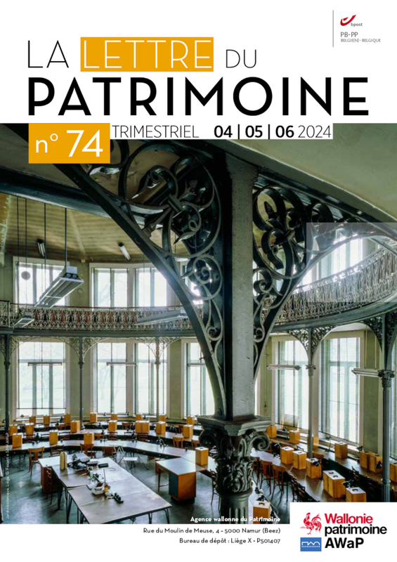 La Lettre du Patrimoine № 74 (Avril-Mai-Juin 2024) (numérique)