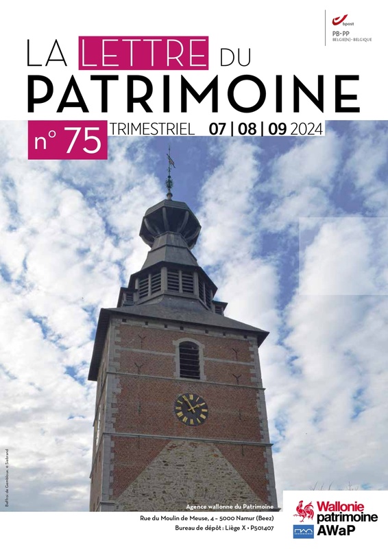 La Lettre du Patrimoine № 75 (Juillet-Août-Septembre 2024) (papier)