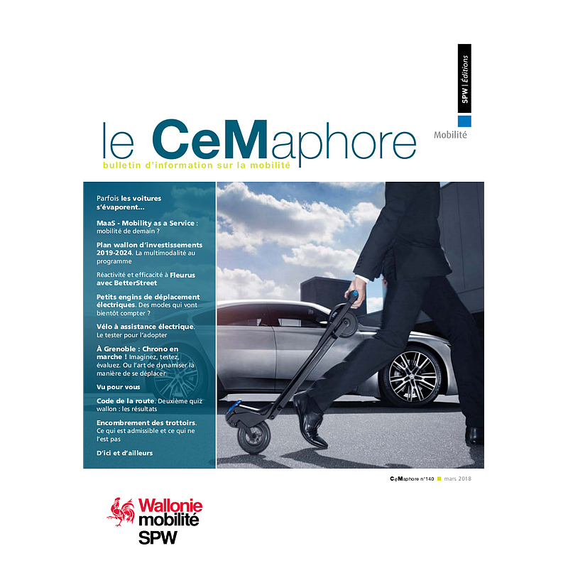 Le CeMaphore № 140 ■ mars 2018 - Parfois les voitures s’évaporent... | MaaS - Mobility as a Service : mobilité de demain ? (numérique)