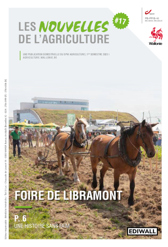 Les Nouvelles de l'Agriculture № 17 (1er semestre 2023). La Foire de Libramont (papier)