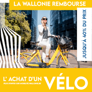 Plus d'excuses. La Wallonie rembourse jusqu'à 40 % du prix l'achat d'un vélo [2024] (numérique)