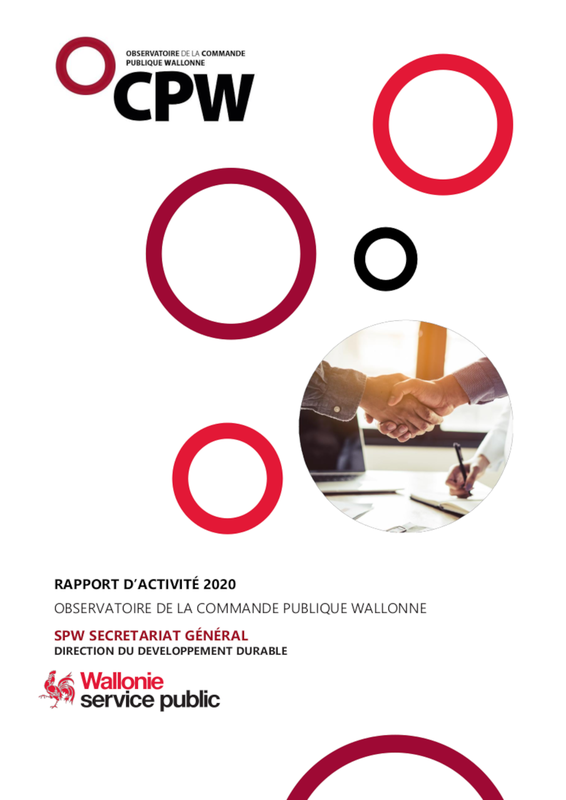Rapport d'activités 2020 de l'Observatoire de la Commande publique wallonne (numérique)