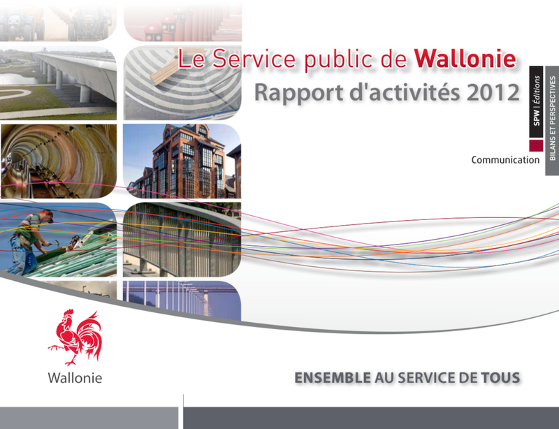 Rapport d'activités du Service Public de Wallonie [2012] (papier)