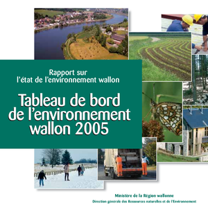 Rapport sur l’état de l'environnement wallon - Tableau de bord de l'environnement wallon 2005 (numérique)