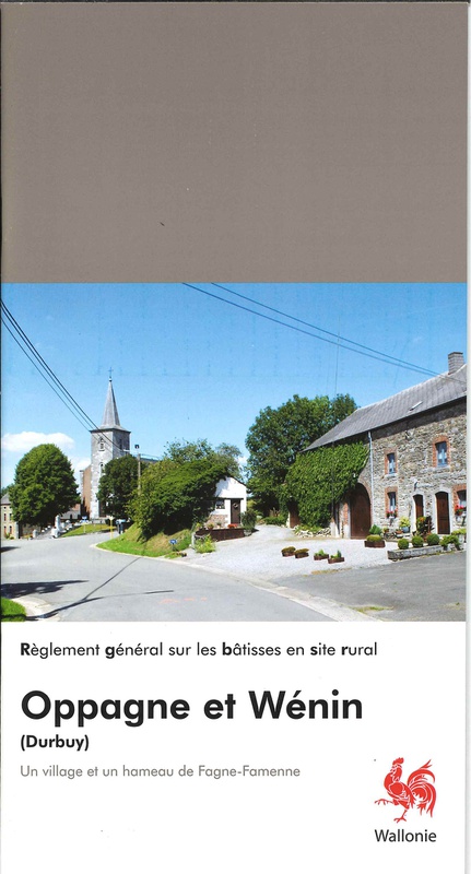 RGBSR. Oppagne et Wénin (Durbuy). Un village et un Hameau de Fagne-Famenne [2012] (papier)