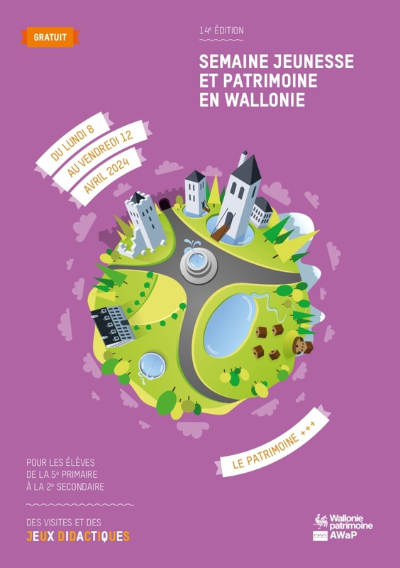 Semaine Jeunesse et Patrimoine en Wallonie. (14e édition). Le patrimoine (numérique)