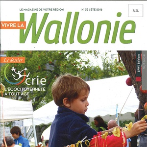 Vivre la Wallonie № 32 (Été 2016). Crie - l'écocitoyenneté à tout âge (papier - numérique)