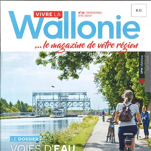 Vivre la Wallonie № 36 (Été 2017). Le grand retour du loup en Wallonie ? Voies d'eau en fête (papier - numérique)