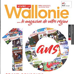 Vivre la Wallonie № 41 (Automne 2018). 10 ans du magazine de votre région (papier - numérique)