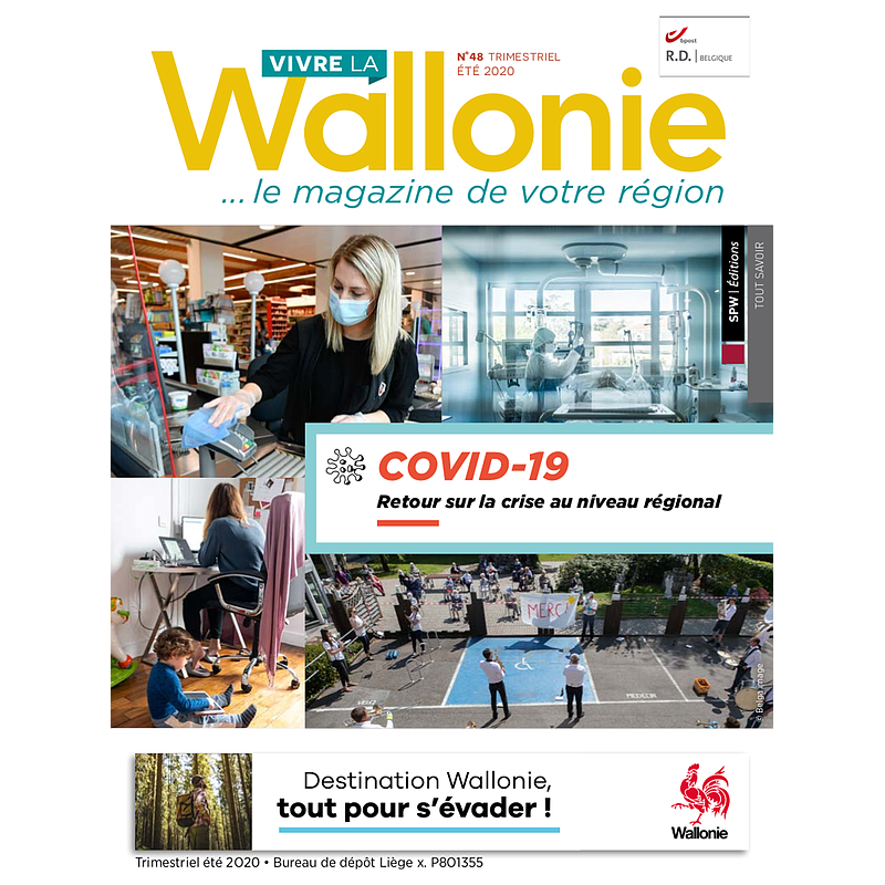 Vivre la Wallonie № 48 (Été 2020). COVID-19 - Retour sur la crise au niveau régional (papier - numérique)