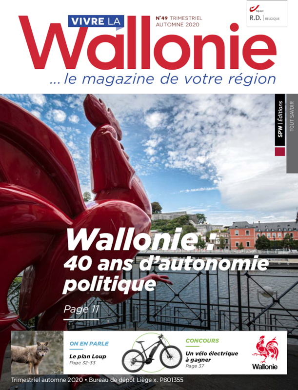 Vivre la Wallonie № 49 (Automne 2020). Wallonie : 40 ans d'autonomie politique (papier - numérique)