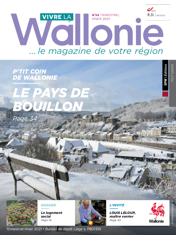 Vivre la Wallonie № 54 (Hiver 2021). Le pays de Bouillon (papier - numérique)