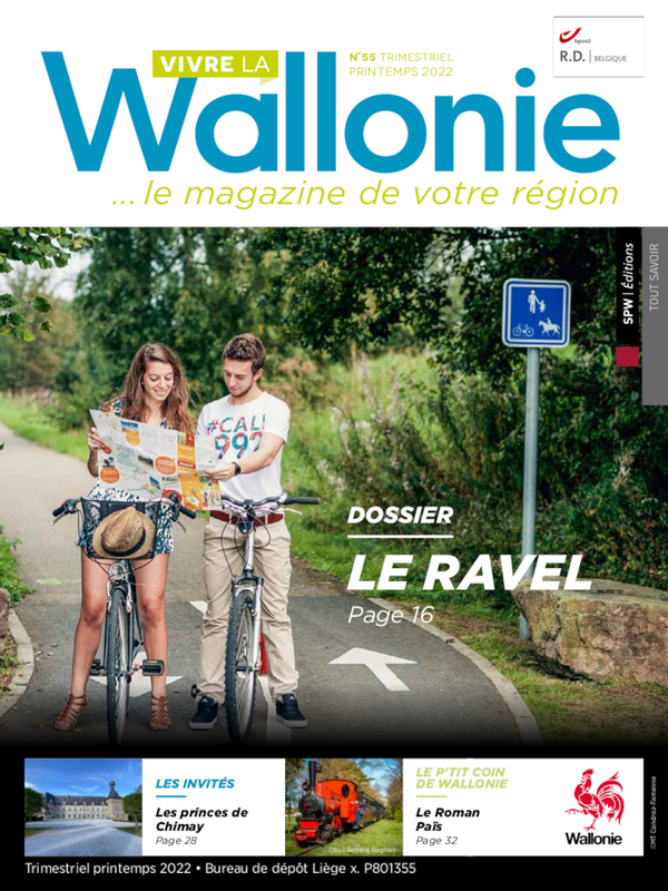Vivre la Wallonie № 55 (Printemps 2022). Le Ravel (papier - numérique)
