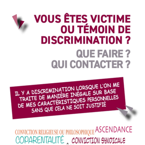 Vous êtes victime ou témoin de discrimination ? [2024] (papier)