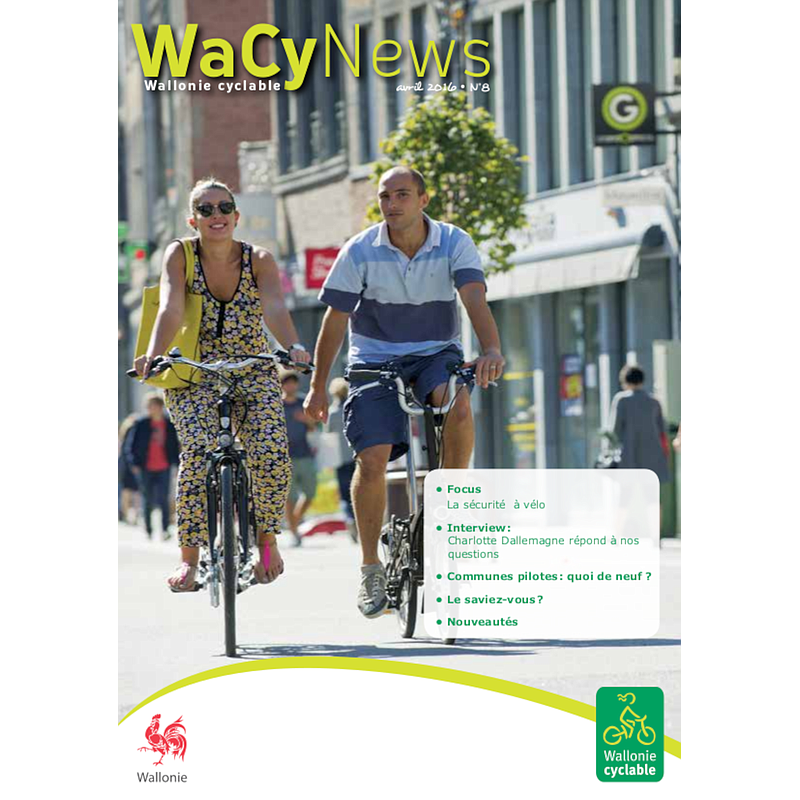 WaCynews № 08 (Avril 2016). La sécurité à vélo (numérique)