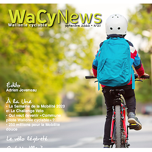 WaCynews № 21 (Septembre 2020). Le vélo légèreté (numérique)